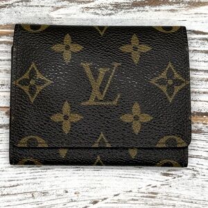 Louis Vuitton Wallet Monogram Canvas Compact Card Holder
